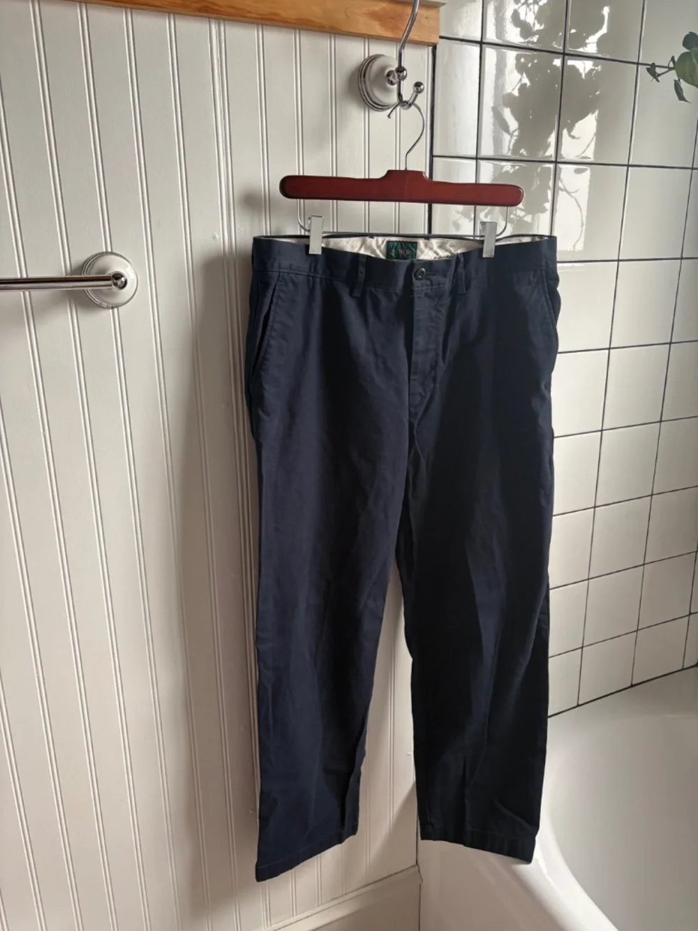 J Crew Classic Chino Pant in Navy